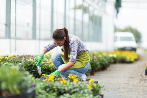 Gardening services in Cann Hall improving a tidy residential front garden