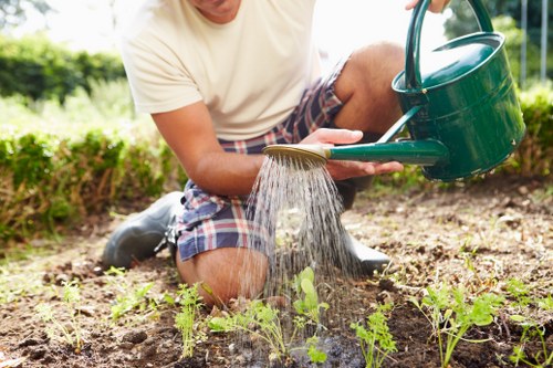 Local transfer station handling recyclable garden materials